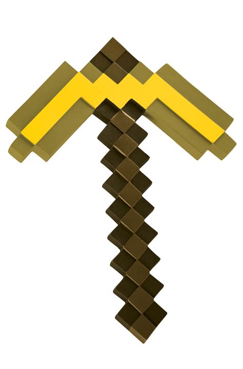 Minecraft Gold Pickaxe - PureCostumes.com