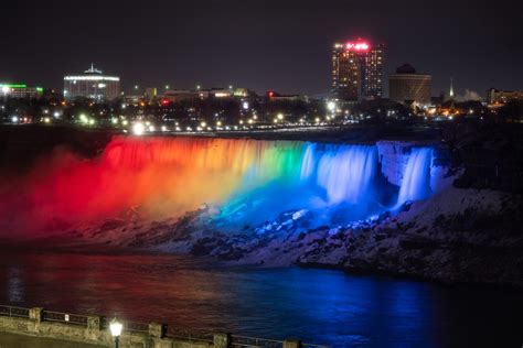 Pharos glows with the flow at Niagara Falls - Pharos Controls