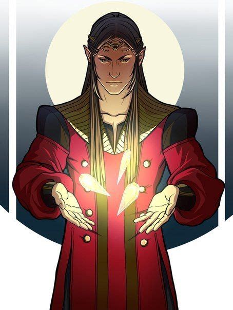 "Then he [Fëanor] began a long and secret labour, and he summoned all his lore, and his power ...