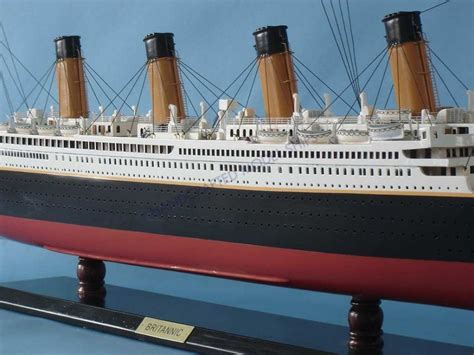 Buy RMS Britannic Limited Model Cruise Ship 40in - Model Ships