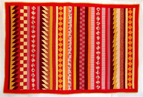 Orange explains it all: seminole quilt