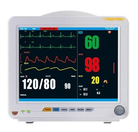 China 12.1 Inch Patient Monitor Cardiac Monitor ECG Monitor Vital Monitor System (OW-8000G ...