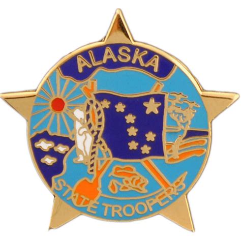 Alaska State Trooper Pin 1" - Walmart.com