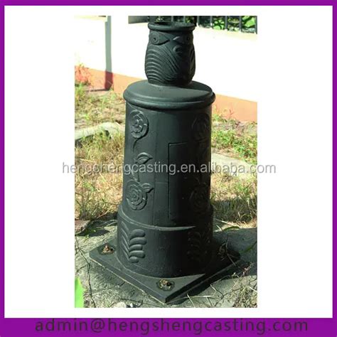Cast Iron Outdoor Garden Lamp Post Parts - Buy Cast Iron Lamp Post Parts,Garden Lamp Post Base ...
