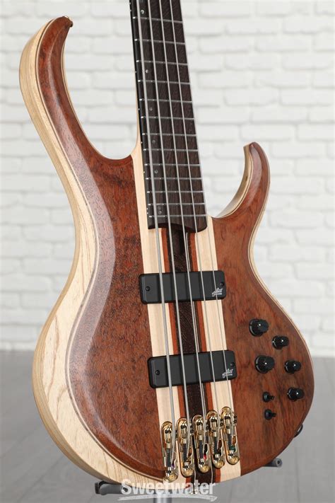 Ibanez Premium BTB1835 Bass Guitar - Natural Shadow Low Gloss | Sweetwater