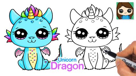 How To Draw A Cute Dragon Easy