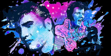 HD wallpaper: Elvis Presley, singer, musician, bw, black And White ...