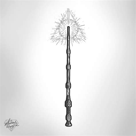 Elder Wand tattoo design by MateusCosme on DeviantArt