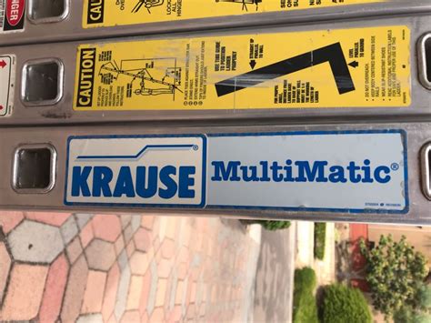 Krause MultiMatic Ladder 12' Type 1A Industrial 300lbs Model 121482