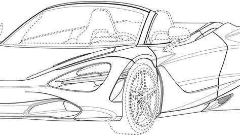 McLaren 720S Spider shows off in patent drawings