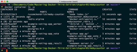 Docker Compose commands | Mastering Docker - Third Edition