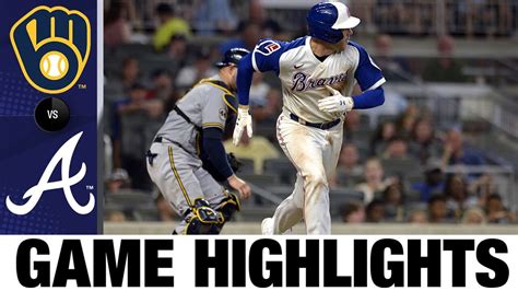 Brewers vs. Braves Game Highlights (7/31/21) | MLB Highlights - YouTube