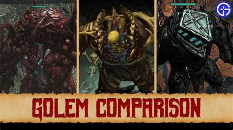 Golems in Diablo 4: Blood vs Bone vs Iron Golem - Which one are you ...