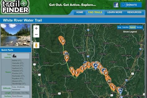 White River Map & Guide on TrailFinder – White River Partnership