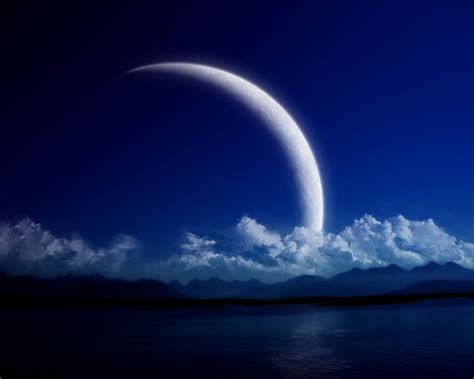 A very big moon wallpapers and images - wallpapers, pictures, photos