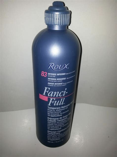 LOT OF 2 ROUX FANCI - FULL TEMPORARY HAIR COLOR RINSE (15.2 FL. OZ X 2 ...