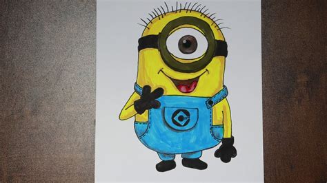 Minion Easy Cartoon Drawing Step By Step - These pictures of this page ...