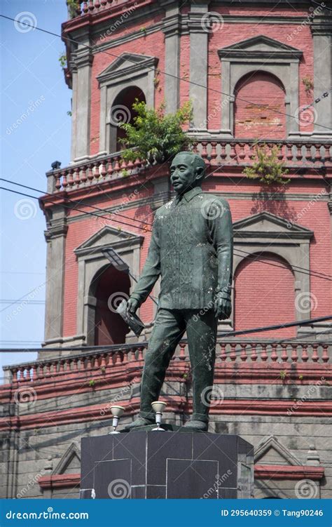 Roman Ongpin Monument Near the Binondo Church, Manila Editorial Stock Image - Image of famous ...