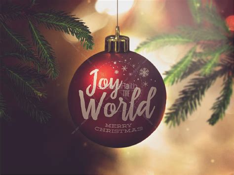 Joy to the World Christmas PowerPoint Template | Christmas PowerPoints