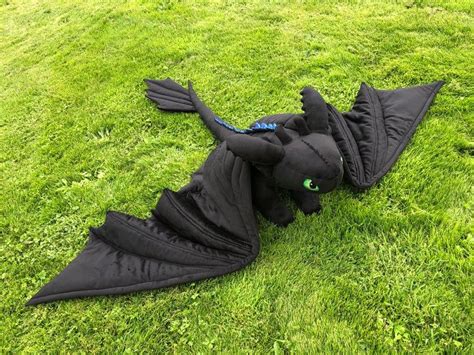 Giant Toothless plush PDF sewing pattern and instuctions | Etsy Food Patterns, Pdf Sewing ...