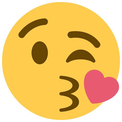 😘 Face Blowing A Kiss Emoji Color Codes