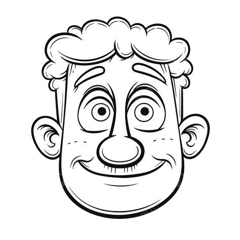 Cartoon Doodle Cartoon Cartoon Man Coloring Pages Outline Sketch ...