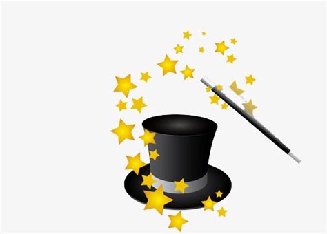 Free Clipart Magic Hat And Wand