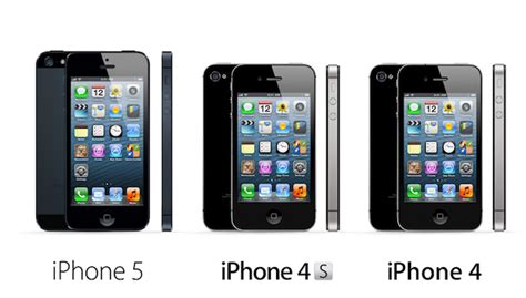 iPhone 5 vs. iPhone 4S vs. iPhone 4 - Information regarding phones in ...