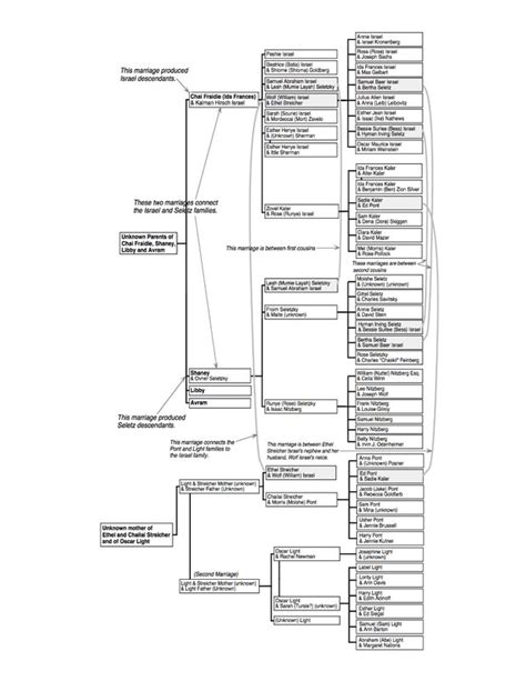 THE ISRAEL FAMILY WEBSITE (Use it!) - Explaining the Family Tree