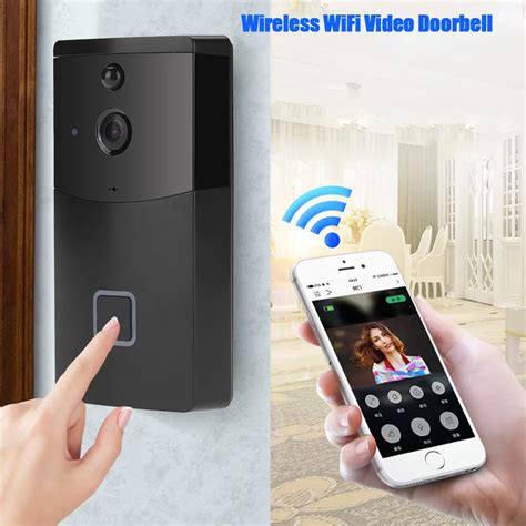 Wireless Bell WiFi Doorbell Video Camera Phone Ring Automatic Call Door ...