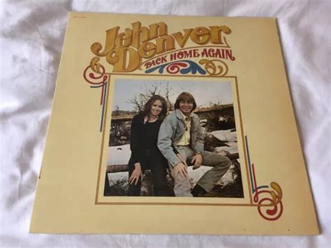 JOHN DENVER BACK Home Again LP Vinyl Gatefold RCA Victor APL1-0548 EUR ...