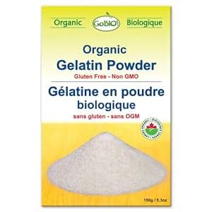 GoBIO! Organic Gelatin Powder: Amazon.ca: Grocery & Gourmet Food