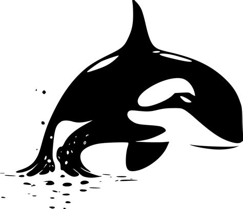 Orca, Minimalist and Simple Silhouette - Vector illustration 23856289 ...