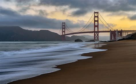 San Francisco, USA, Golden Gate Bridge, Bridge, Pacific Ocean, Sea, Sky ...