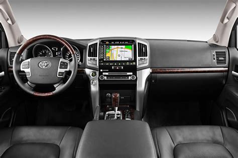 2012 Toyota Land Cruiser V8 SUV Silver Interior Detail In Studio ...