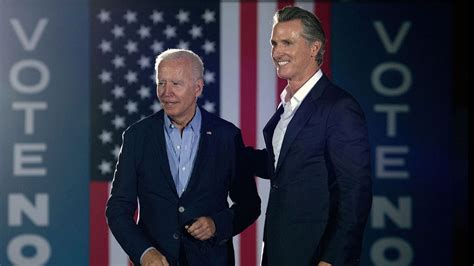 'I would never turn my back on President Biden': Newsom shows support ...