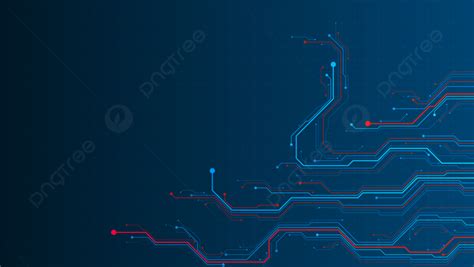 Electronic Circuit Design On A Dark Blue Background, Wallpaper, Server ...