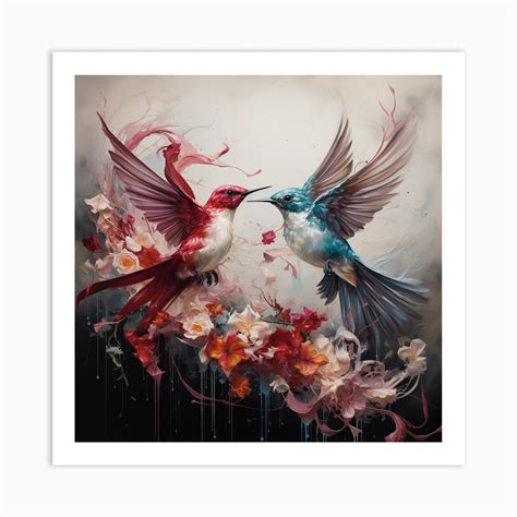 Birds Flying 1 Art Print by AbildArt - Fy