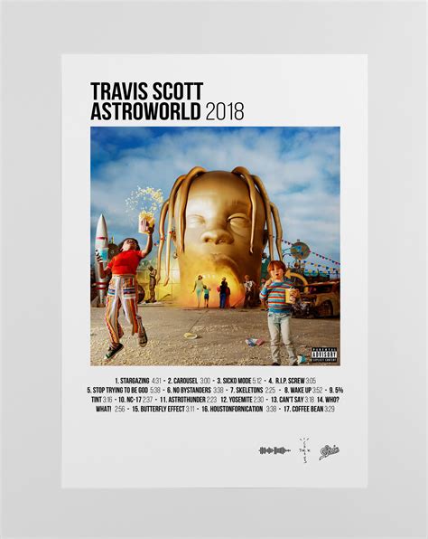 Astroworld Album Poster Print Album Cover Poster Music | Etsy | Poster prints, Simplistic poster ...