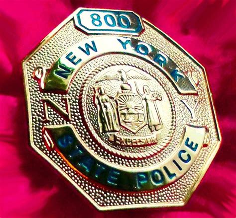 New York State Police Badge #800, NYPD STATE POLICE BADGE Collector ...