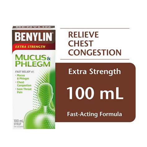 BENYLIN® Extra Strength Mucus & Phlegm Plus Cough Control Syrup ...