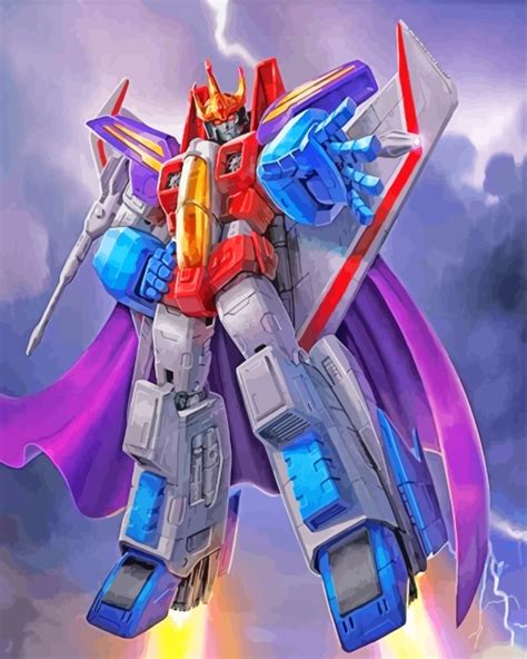 Starscream Transformers Paint By Numbers - Numeral Paint Kit