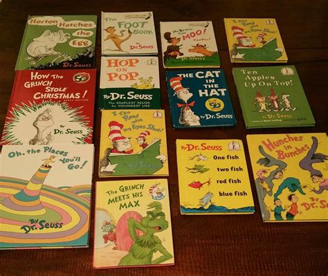 Dr. Seuss Books Lot of 12 Children's Books Illustrated Classics Very ...