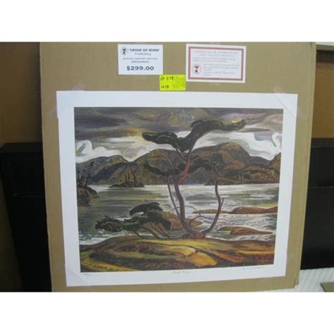 NUMBERED PRINT 'BENT PINE' BY A.Y. JACKSON - GROUP OF SEVEN - 615/777 - Dodds Auction