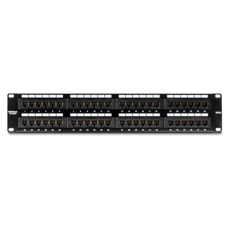 48-port Cat6 Unshielded Patch Panel - TRENDnet TC-P48C6