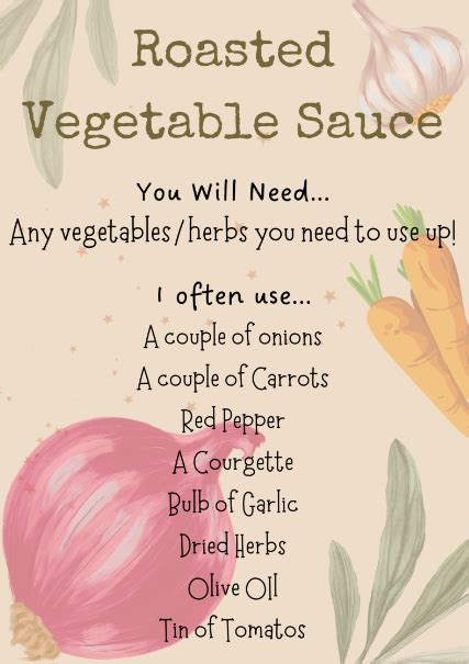 Vegetable Sauce