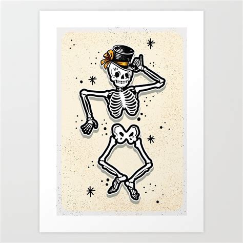 Grateful Dead Dancing Skeleton Tattoo