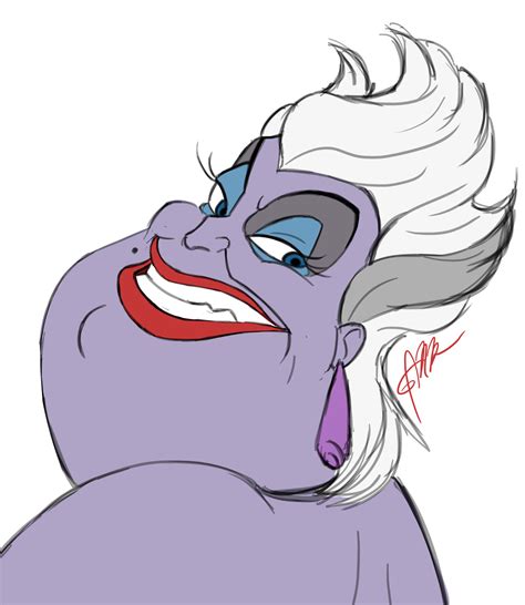 Disney Villains Ursula Drawing
