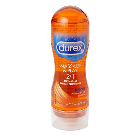 Durex Intensify Massage & Play 2 in 1, Massage Gel and Personal Lubricant, Intimate Lube with ...