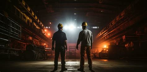 Workers in industrial factory 28634258 Stock Photo at Vecteezy